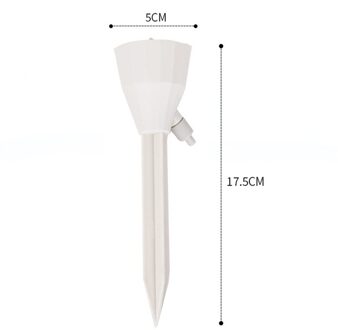 3Pcs Pp Bloem Automatische Sproeisysteem Apparaat Kamerplant Pot Druppelaar Irrigatie Goede Permeabiliteit Thuis Tuin Accessoires wit