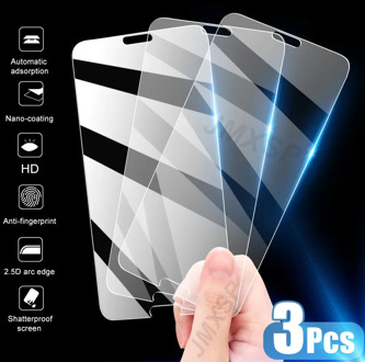 3Pcs Protective Glass For Huawei Honor 10 9 8 Lite 9X 8A Tempered Glass on the For Huawei Honor 9A 9C 9S 8X 8C 8S X10 Glass Film