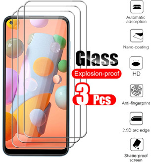 3pcs protective glass for samsung a11 m11 screen protector for galaxy m a 11 a115 m115 tempered glas on samsun sumsung sansung