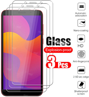 3pcs protective glass on honor 9s tempered glas for huawei honor 9s 9 s s9 honor9s honer honar xonor 9s screen protector film