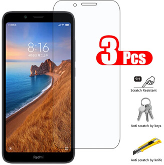 3pcs protective safety glass for xiaomi redmi 7a screen protector on xiomi redmi7a red mi 7 a a7 film transparent tempered glass