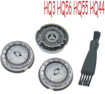 3pcs Replacement Shaver Head for Philips Norelco HQ3 HQ56 HQ55 HQ44 HQ4 HQ8 HQ64 HQ54 HQ300 HQ6 HQ HS HP RQ32 Series Razor Blade