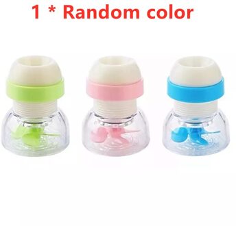 3Pcs Rotatie Waterbesparende Aeraters Keuken Kraan Filter Water Tap Sproeiers Plastic Splash-Proof Waskolf Keuken Gereedschap 1 willekeurig kleur