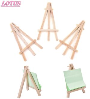 3Pcs Schilderen Ezels Mini Artist Houten Schildersezel Houten Bruiloft Tafel Card Stand Display Houder Voor Party Decoratie 12.5*7Cm