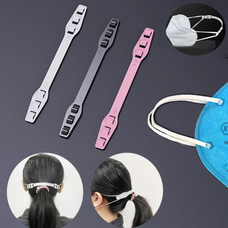 3pcs/set Adjustable Mask Ear Grips Anti-slip Masks Extension Hook Third Gear Face Masks Buckle Holder Ear Hooks for Mask