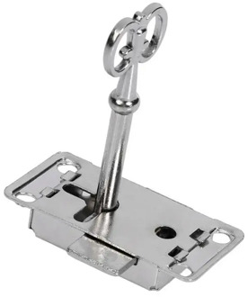 3pcs/set Classical Lock Restore Antique Drawer Jewelry Cabinet Furniture Hardware Lock Body Drawer Lock with Key