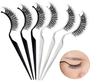 3Pcs/set Eyelash Applicators Extension Natural False Eyelashes Display Holder Strip Mascara Applicator Makeup Tool Display Strip
