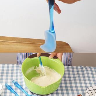 3Pcs Siliconen Spatel Non-stick Universele Schraper Spatel Bakken Spatel Volslagen Koken Siliconen Spatel Mengen Gebak Schraper