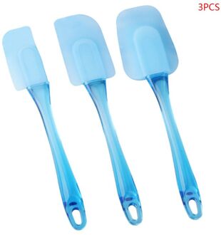 3Pcs Siliconen Spatel Set Hittebestendige Non Stick Schraper Keukengerei Tool H37F