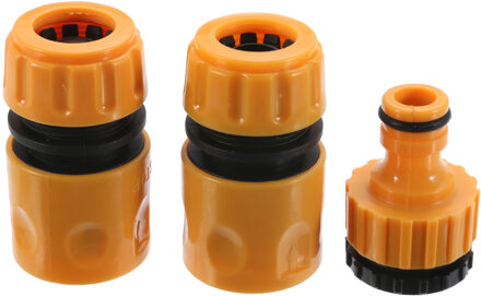 3Pcs Snelle Koppeling Adapter Drip Tape Irrigatie Slang Connector Met 1/2 "3/4" prikkeldraad Tuin Water Connector Irrigatie tool Kit