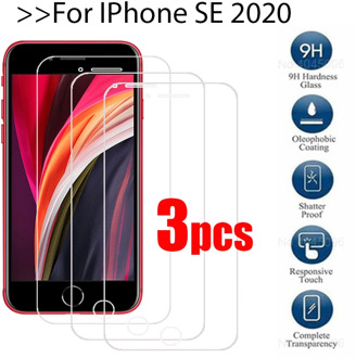 3pcs tempered glass for apple iphone se 2020 protective glass screen protector on iPhone SE 2020 ip ifone se Protective film