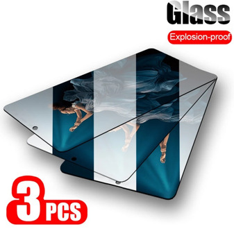 3PCS Tempered Glass for Honor 10 lite 20 pro 10i 9C A 9 lite view 20 Screen Protector Glass for Huawei Honor 8X 9a 9X 20s Glass
