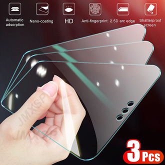 3Pcs Tempered Glass For Huawei Y9S Y7S Y9 Y7 Y6 Prime 2018 Screen Protector Huawei Y9 Y7 Y6 Pro Prime 2019 Protective Glass Film