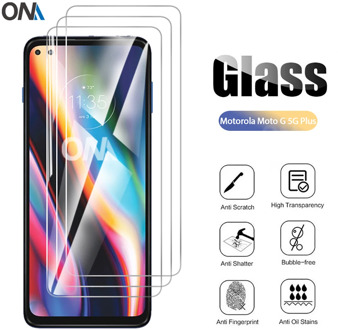 3Pcs Tempered Glass For Motorola Moto G 5G Plus Glass Screen Protector Glass for Motorola Moto G 5G Plus 6.7" Protective Film