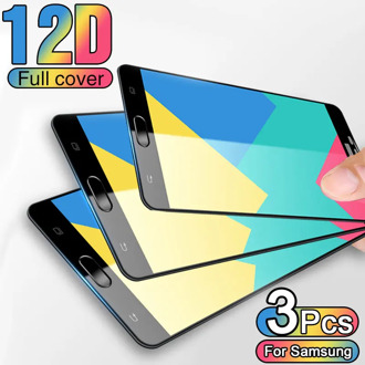 3Pcs Tempered Glass For Samsung Galaxy A7 2017 A8 2018 A5 A6 J4 J5 J6 J7 J8 Plus Screen Protector For Samsung A50 A51 A71 Glass
