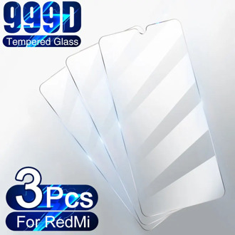 3PCS Tempered Glass For Xiaomi Redmi Note 8 9 Pro Max 7 8T 9S Protective Glass For Redmi 8 8A 8T 7 7A 9 9A Screen Protector Film