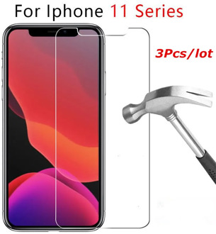 3PCS Tempered Glass On the For iPhone X XR XS MAX 11 pro Screen Protector Glass On iPhone 7 8 6 6s Plus 5 5s SE 2020 Glass