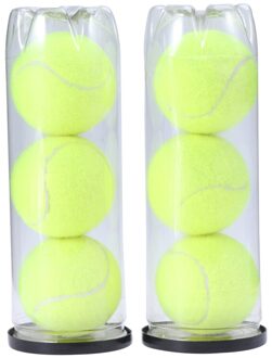 3Pcs Tennisballen Kan Praktijk Tennis Ballen Kampioenschap Regular Duty Tennis Honden Tennis Ballen (Geel) geel 1