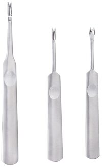 3pcs U V Vormige Stiksels Groover DIY Craft Tool Werken Hand Lederen Rand Skiving Leathercraft Tool Kit U- type trencher