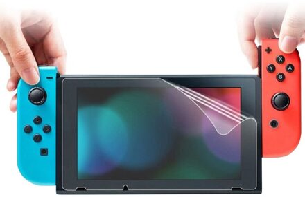 3Pcs Ultra Clear Transparante Pet Film Screen Protector, Voor Nintendo Switch Anti-Kras Beschermende Film # Y30