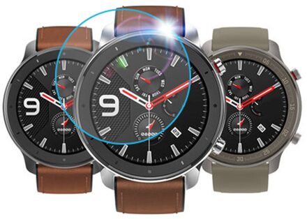 3Pcs Voor Xiaomi Huami Amazfit Stratos Screen Protector Chyi Gebogen Hydrogel Film Explosieveilige Film Amazfit Gtr Gehard Glas