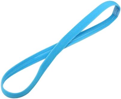 3Pcs Vrouwen Zweetbandjes Voetbal Yoga Pure Haarbanden No-Slip Elastische Rubber Dunne Sport Hoofdband Mannen Haaraccessoires headwrap