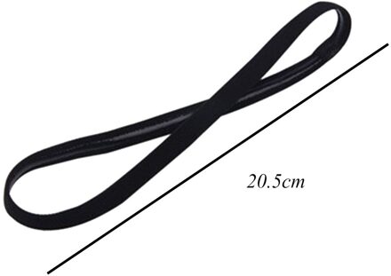 3Pcs Vrouwen Zweetbandjes Voetbal Yoga Pure Haarbanden No-Slip Elastische Rubber Dunne Sport Hoofdband Mannen Haaraccessoires headwrap