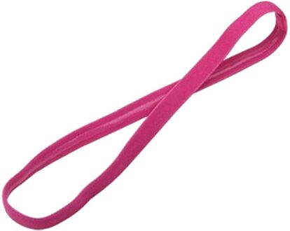 3Pcs Vrouwen Zweetbandjes Voetbal Yoga Pure Haarbanden No-Slip Elastische Rubber Dunne Sport Hoofdband Mannen Haaraccessoires headwrap