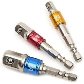 3Pcs Wrenchx Socket Adapter Hex Shank Adapter Boor Converter Reducer Air Impact Craftsman Dopsleutel Adapter Handgereedschap Set