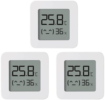 3pcs Xiaomi BT Thermometer 2 with Smart Humidity Sensor for a Comfortable Home