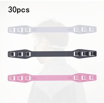 3Pcs Zachte Gezichtsmasker Oor Haken Gesp Verstelbare Oorpijn Ziektes Te Voorkomen Fixer Masker Oor Saver Verstelbare Anti-Slip Oor beschermende 30stk