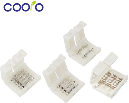 3Pin LED Strip Connectors 2Pin 8mm / 2Pin 10mm / 4Pin 10mm / 5Pin 10mm Free Welding Connector for LED Strip Light 5pcs/lot
