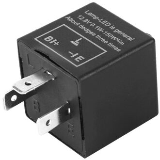 3Pins Auto Motorfiets Universele Verstelbare Led Richtingaanwijzer Blinker Flasher Relais Voor Meest 12V Auto Of Motorfiets