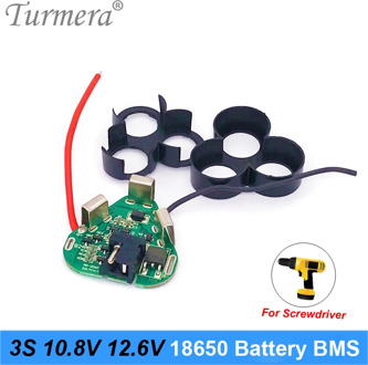 3S 12.6V 10.8V 18650 Lithium Battery BMS Protection Board Circuit Module for Screwdriver Battery 12V 3s Packs BMS Use Turmera