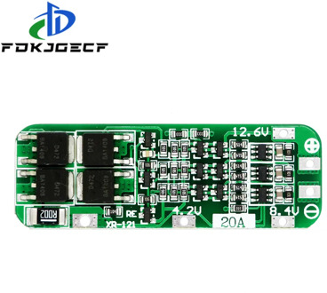 3S 20A Li-ion Lithium Battery 18650 Charger PCB BMS Protection Board 12.6V Cell 59x20x3.4mm Module