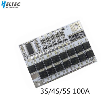 3S/4S/5S BMS 12V 16.8V 21V 100A Li-ion LMO Ternary Lithium Battery Protection Circuit Board Li-POLYMER Balance Charging Module