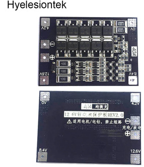 3S 4S Bms 40A 12.6 16.8V Balancer 18650 Lipo Li-ion Lithium Battery Charger Protection Circuit Charging Board PCB Electric Drill