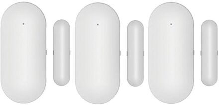 3Sets Raam Deur Sensor Voor Alle 43Hz Wireless Home Alarm Security Smart Ruimte Sensor Te Detecteren Open Deur