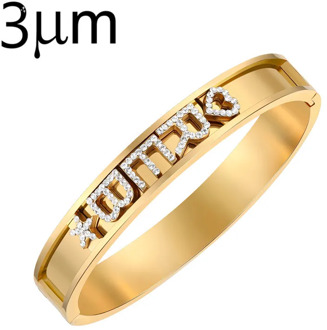 3UMeter Crystal Name Bangle Bar Bracelet Custom Name Personalized Bracelet Slide Letter for Women Best Friend Gift Drop Shipping