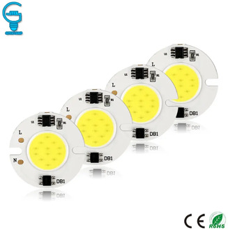 3W 5W 6W 7W 10W 15W COB Chip Lamp 220V 240V Smart IC No Need Driver LED Chip for Flood Light Spotlight DIY Lighting Cold white