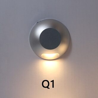 3W Led Ondergrondse Licht DC12-24V Outdoor Verzonken Deklicht Trap Stap Licht Garden Path Yard Spot Light Stoep Verlichting Q1 / natuurlijk wit