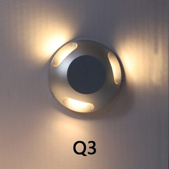 3W Led Ondergrondse Licht DC12-24V Outdoor Verzonken Deklicht Trap Stap Licht Garden Path Yard Spot Light Stoep Verlichting Q3 / warm wit