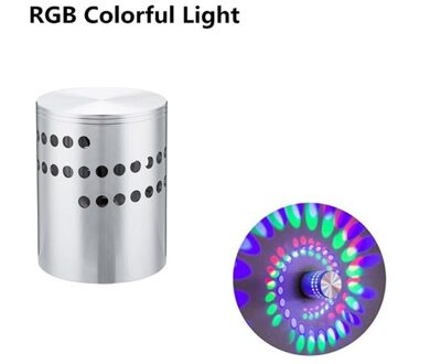 3W Rgb Indoor Led Wandlamp Effect Wandlamp Met Afstandsbediening Kleurrijke Wandlamp Voor Ktv Woondecoratie Party bar Lobb