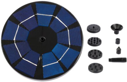 3W Vogel Bad Fontein Zonne-energie Drijvende Water Fontein Voor Vijver