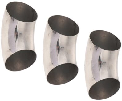 3x Auto 2.5 Inch Ultra Strakke Radius 63 Mm 90 Graden Doorn Lasbaar Uitlaatpijp