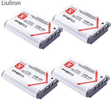 3x Bateria Np BX1 NP-BX1 Batterij Npbx1 + 3 Lots Usb Oplader Voor Sony HDR-AS100v AS30 AS15 HX400 WX350 RX1 RX100 RX100iii M3 AS100V 4accu