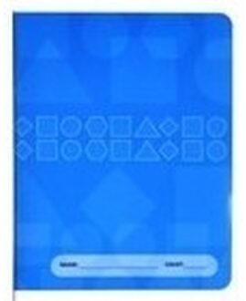 3x Blauw basisschool oefenschrift A5