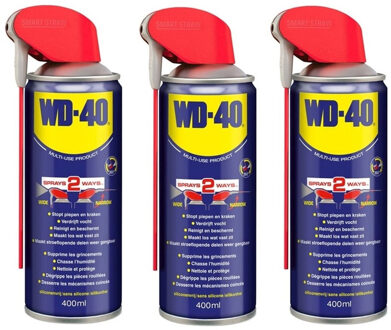 3x busjes WD-40 Kruipolie/multispray 400 ml