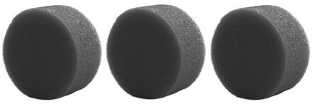 3x Ecologische grimeer sponsjes rond antraciet. - Natuurlijk makeupsponsje - Grimeersponsje - Smincken - Grimeer accessoires