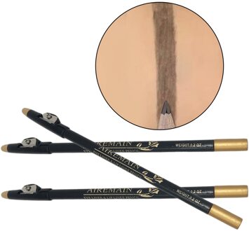 3x Haarlijn Kapper Magic Potlood Tool Voor Maken Bogen Scheerapparaat Baard Potlood zwart